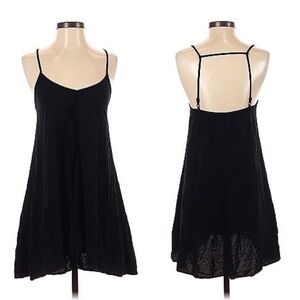 Mimi Chica Black Dress With a bar Strap Back Sz S